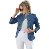 Women's Slim Cardigan Denim Jacket