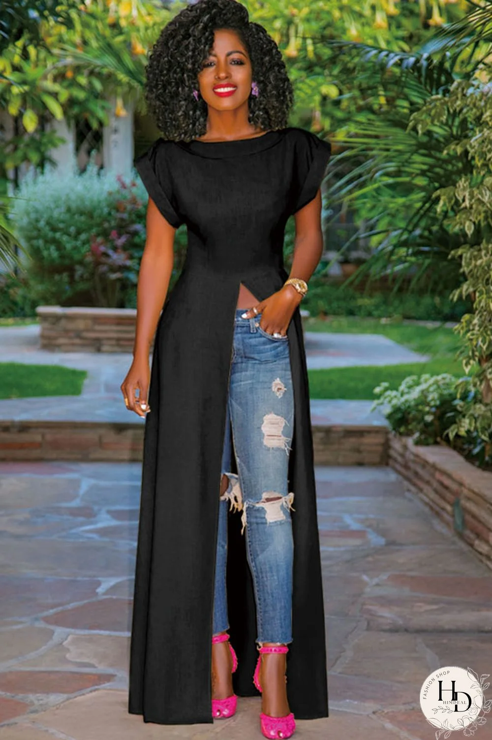 White Polyester Fashion Sexy Cap Sleeve Short Sleeves O neck A-Line Ankle-Length hollow out Patchwork chai