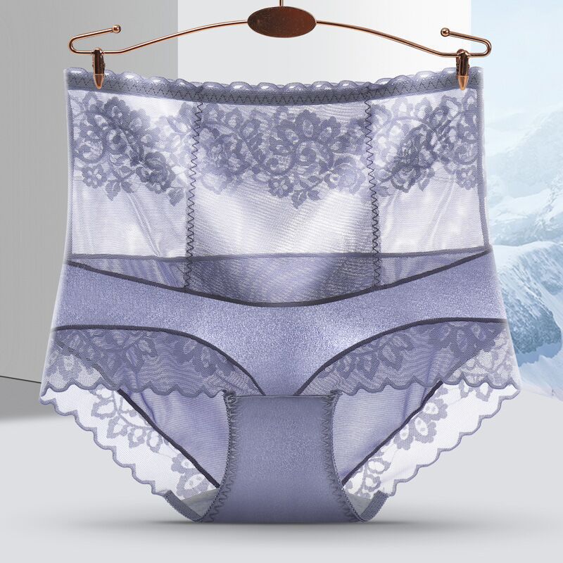 Lidudu Women Sexy Lace High Waist Panties Big Size Lingerie Female Pants Seamless Briefs Breathable Lady Underwear Нижнее Бельё Женское