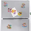6Pcs Acrylic Special Shape Swimming Animal Diamond Painting Fridge Magnets