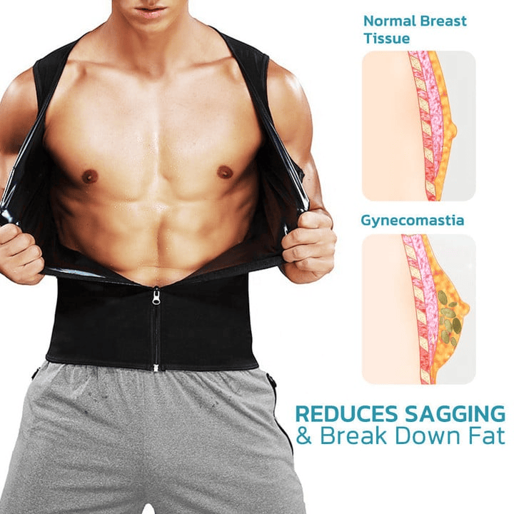 2025 Hot Sale Men's Compression Zipper Shaper Vest