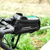 Bicycle Phone Front Frame Bag Waterproof Bike Phone Mount Pouch Bike Accessories