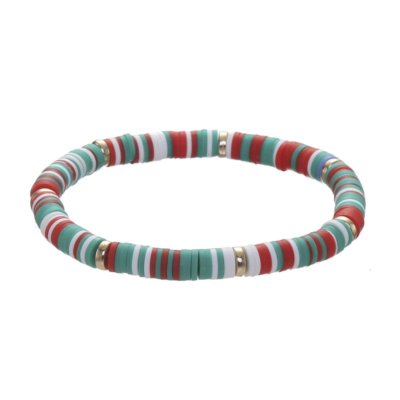 Christmas Bracelet Santa Claus Christmas Tree Peach Heart Snowflake Soft Bracelet