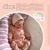 12 & 16 Inches Full Platinum Solid Silicone Newborn Baby Doll Boy and Girl Jacob and Evelyn with Flexible Limbs & Adorable Chubby Face - RBBI-Myrebornbabydoll&reg; Myrebornbabydoll&reg;