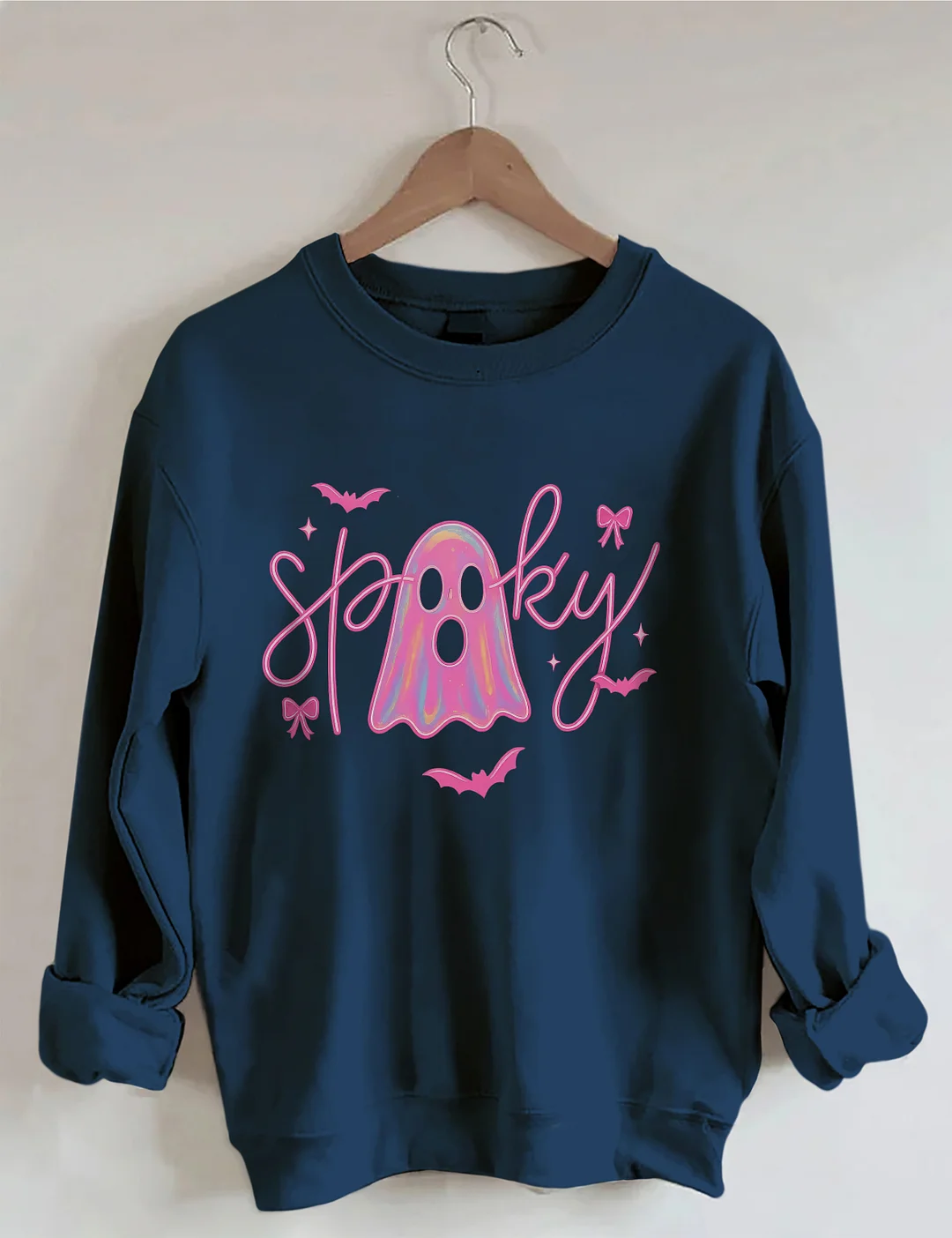 Neon Spooky Ghost Sweatshirt