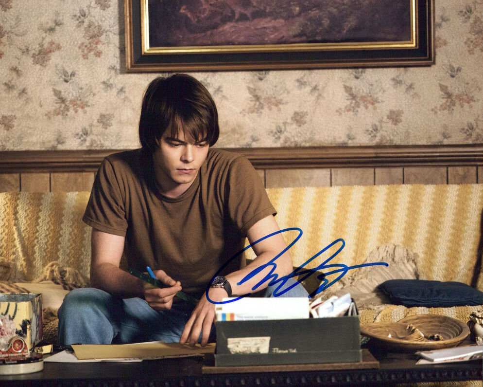 Charlie Heaton (Stranger Things) signed authentic 8x10 Photo Poster painting COA