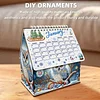 5D / DIY Kalender Kristallmalerei Schreibtisch Kalender Kit Heimdekorationen (Eule)