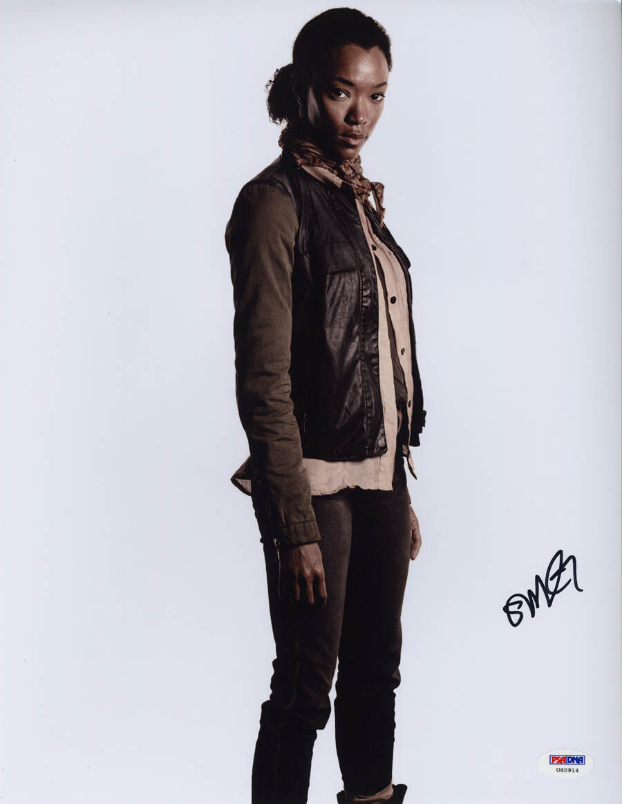 Sonequa Martin-Green SIGNED 11x14 Photo Poster painting Sasha The Walking Dead PSA/DNA AUTOGRAPH