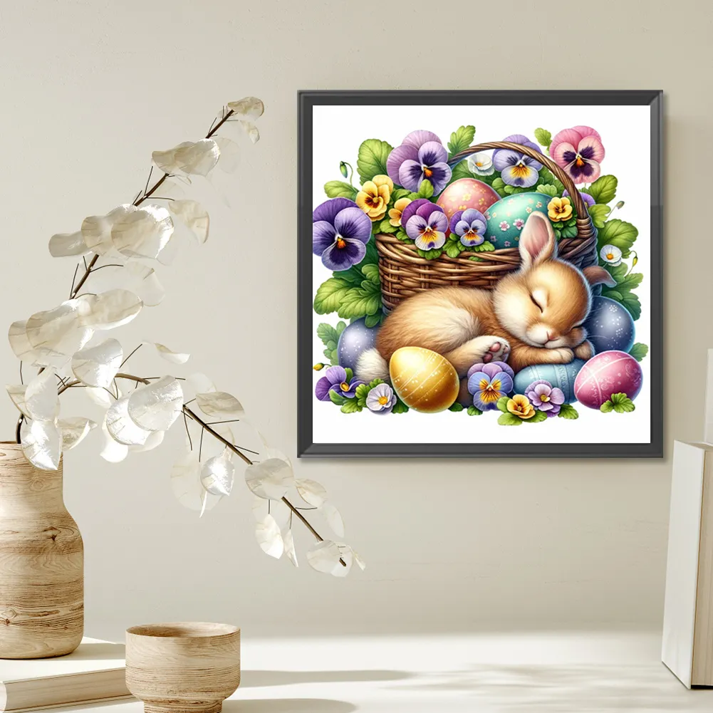 Diamond Painting - Full Square Drill - Easter Rabbit(Canvas|35*35cm)
