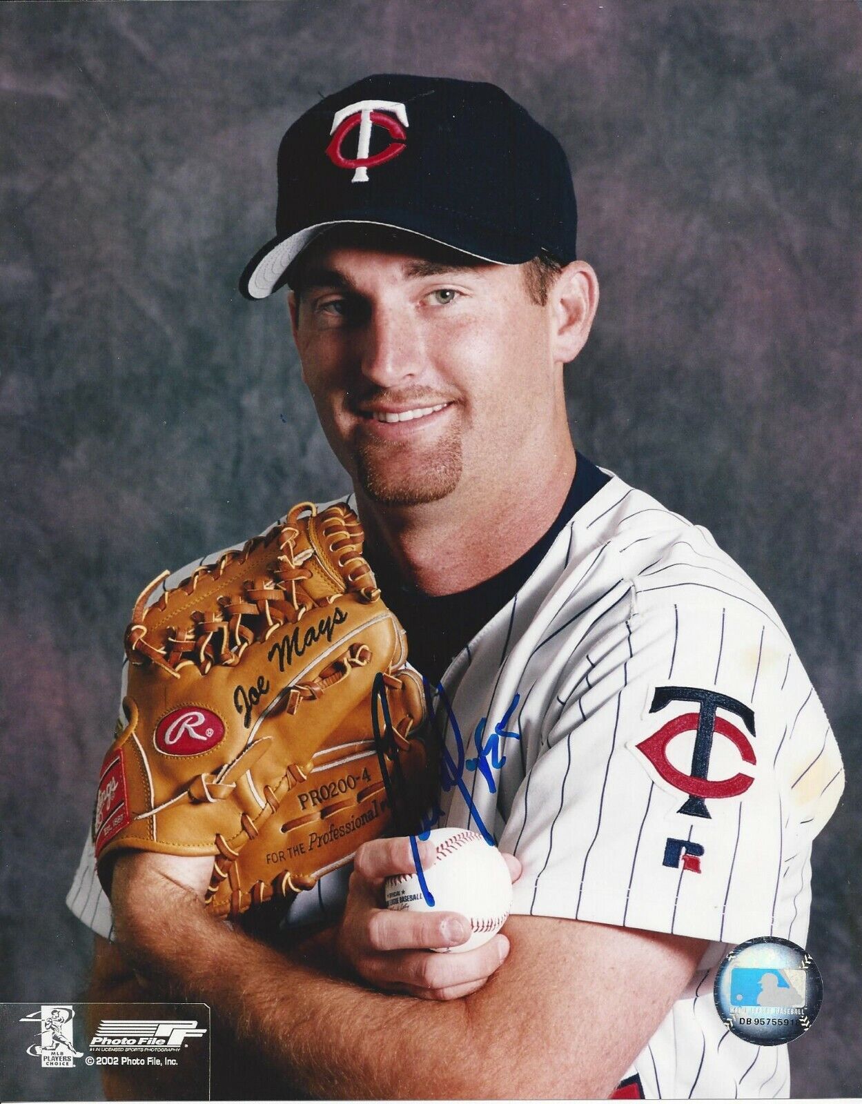 Joe Mays Autographed 8x10 Minnesota Twins#S1189