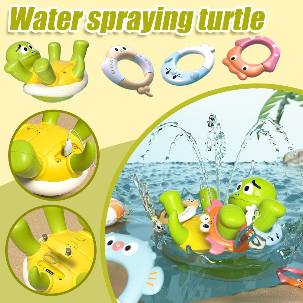Swimming Turtles Bath Toy, Toddler Bath Toys for Kids, Baby Bath Toys Gift P9E1