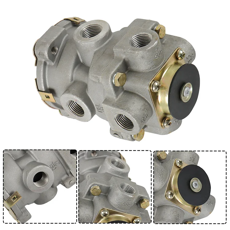 SEBLAFF E6 E-6 Foot Dual Circuit Assembly Brake Control Valve Replacement for Truck 286171 KN22140 KN22150 1676728C1 452950C92