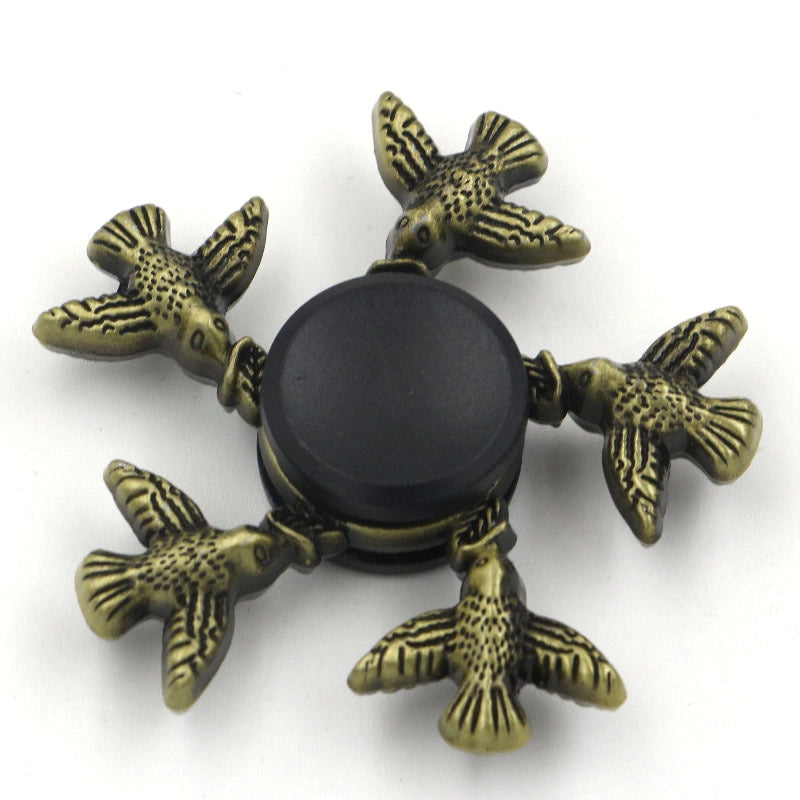 Creative Zinc Alloy Bronze Hand Spinner Finger Rotating Decompression Toy