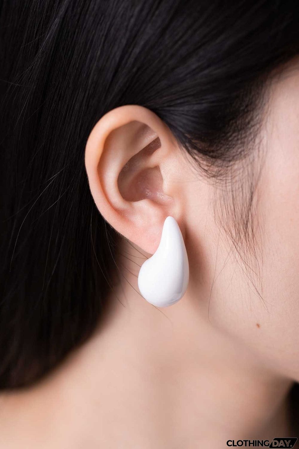 Big Size Water Drop Brass Earrings