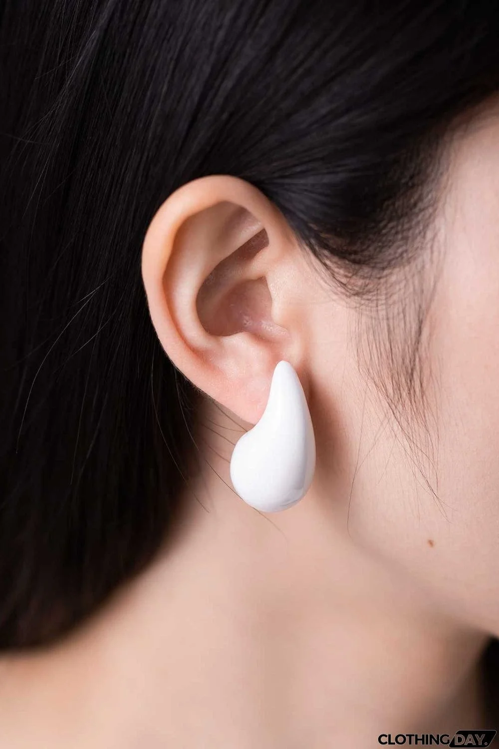 Big Size Water Drop Brass Earrings