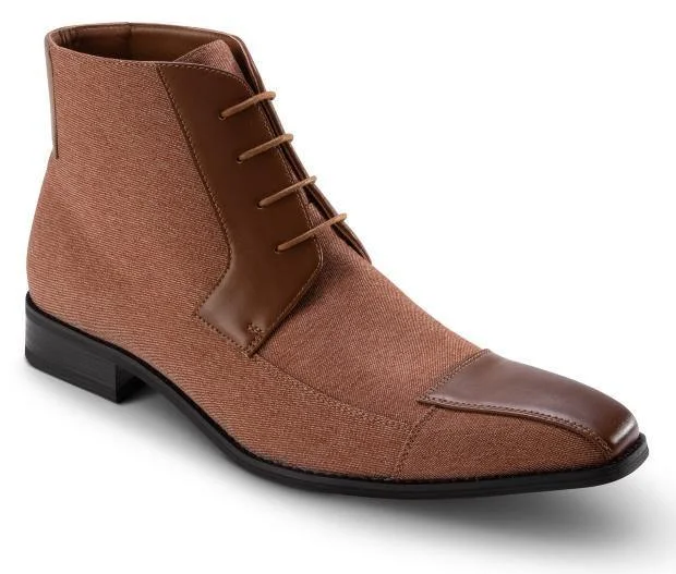 Men's Fashion Boots in Cognac