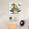 Dragonfly Gnome-11CT Stamped Cross Stitch 40*40cm/15.75*15.75in tapestrymarket