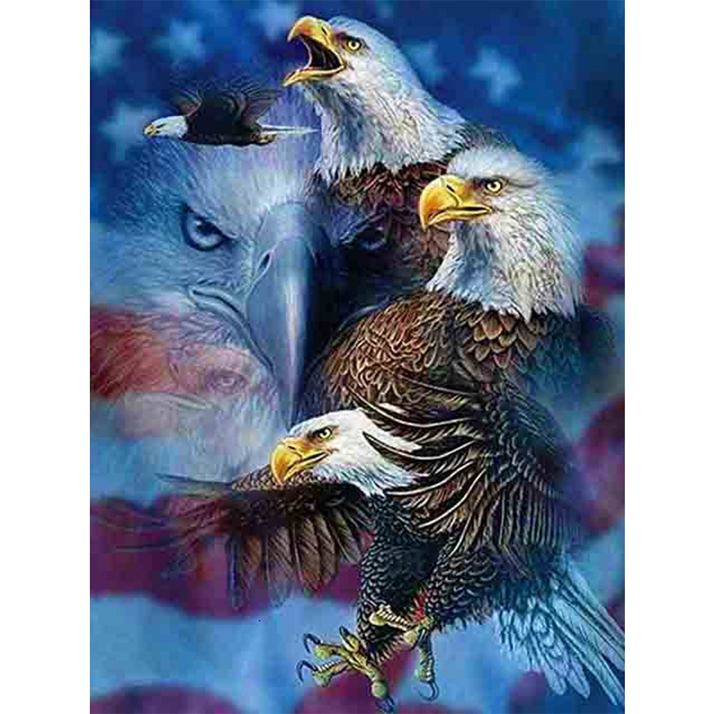 

USA Eagle - Round Drill Diamond Painting - 40*50CM, 501 Original