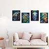 4Pack Sea Animals-Full Round Diamond Painting(30x40cm)