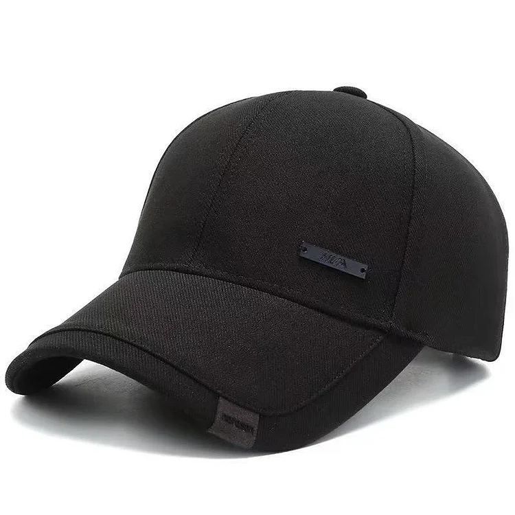 Adjustable Golf Black Hats Outdoor Cotton Baseball Caps at Hiphopee
