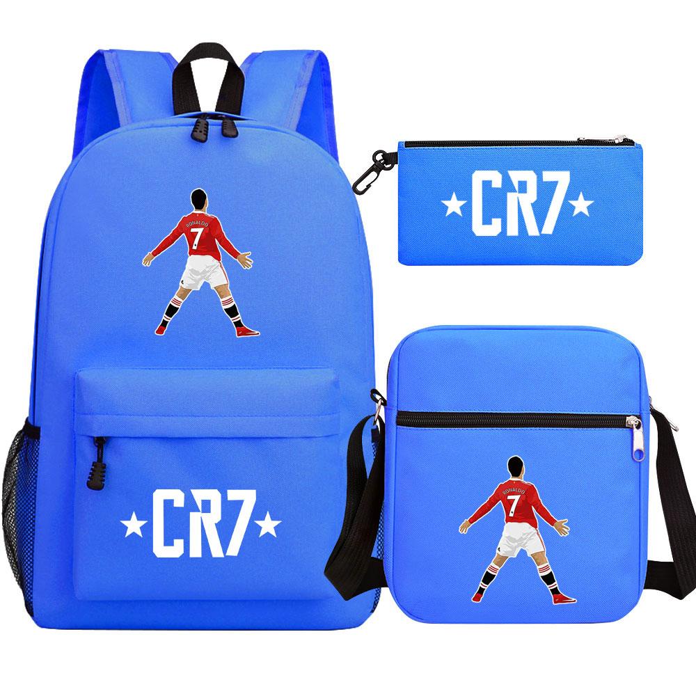 Mayoulove Cristiano Ronaldo Backpack Lightweight Design for School and Outdoor Activities-Mayoulove