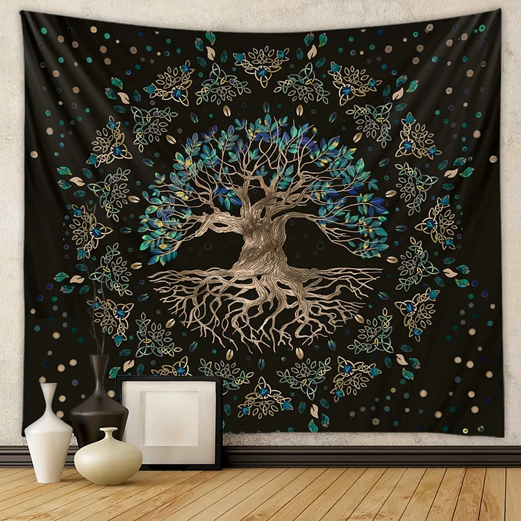 Olivenorma Tree of Life Wall Hanging Mandala Colorful Tapestry