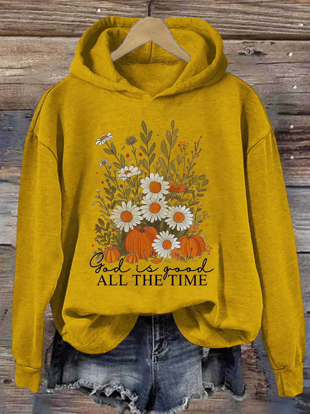 Fall Christian God Is Good All The Time Hoodie