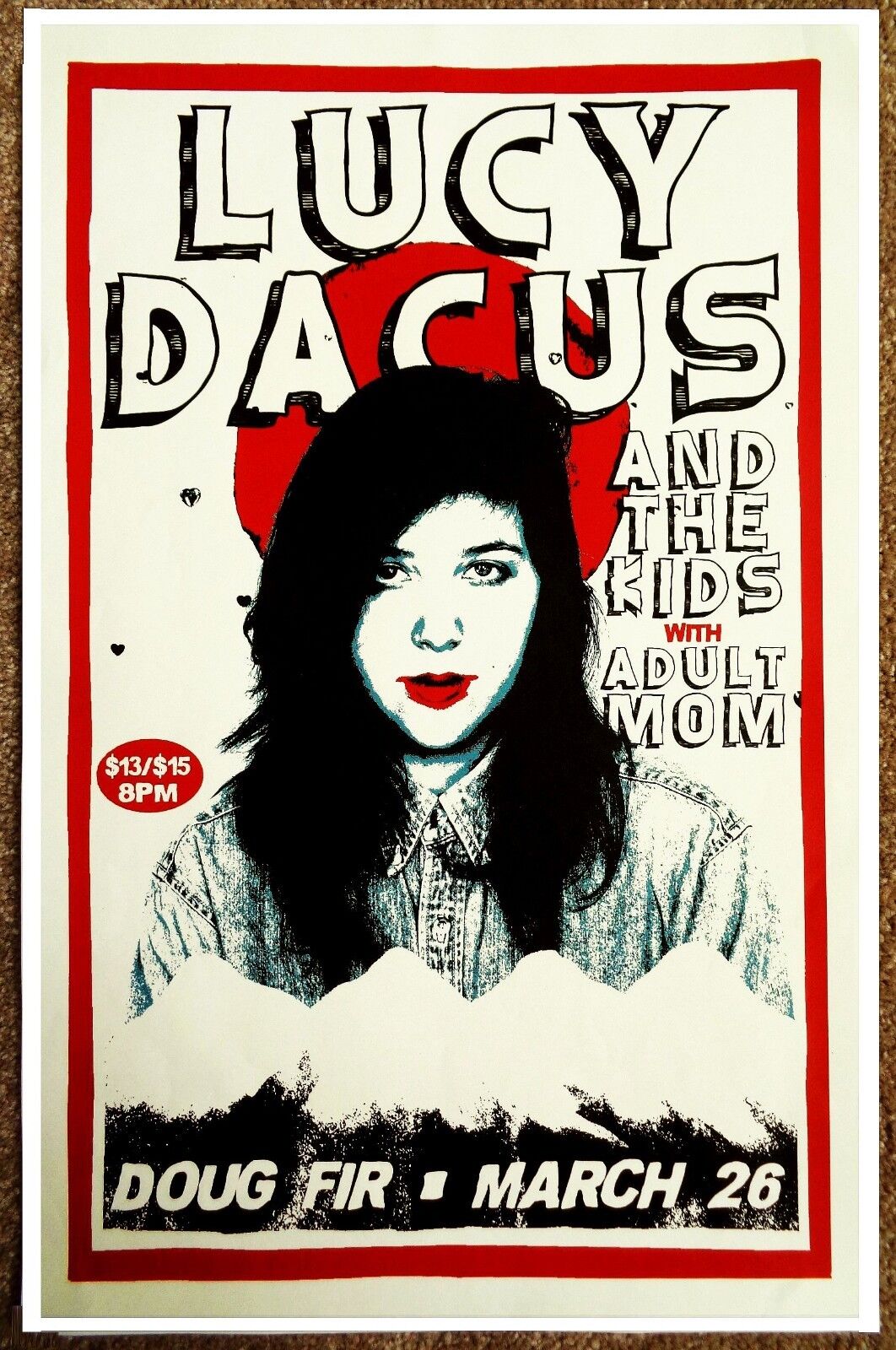 LUCY DACUS Gig 2018 POSTER Portland Oregon Concert