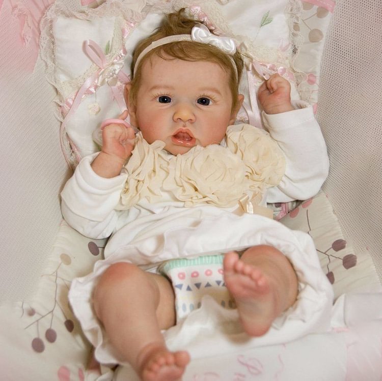  [Heartbeat💖 & Sound🔊] 20'' Cute Leanna Touch Real Reborn Baby Doll Girl - Reborndollsshop.com®-Reborndollsshop®
