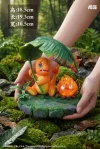 Calcifer & Charmander with LED - Howl's Moving Castle Pokemon Resin Statue - LongMiao Studio