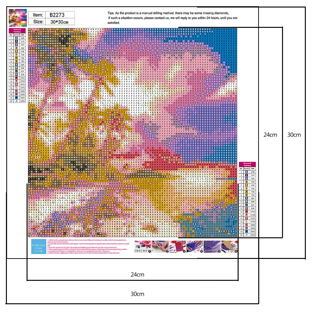 Diamond Painting - Full Round Drill - Sea Wave(30*30cm)