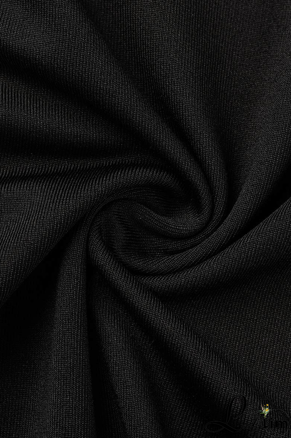 Black Casual Solid Chains O Neck Pencil Skirt Dresses