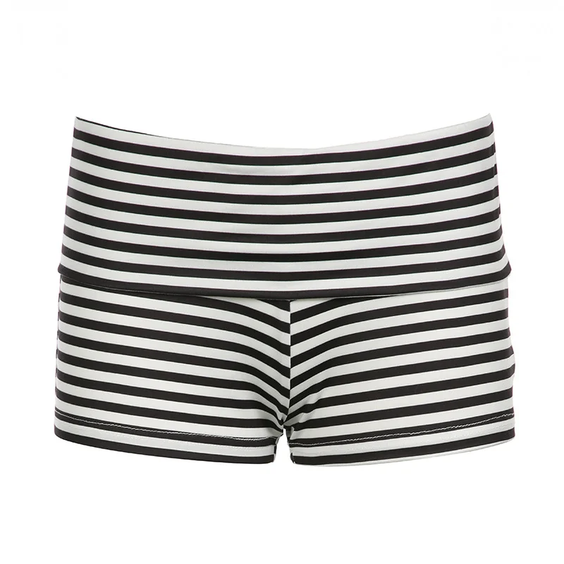 Ueong Summer Hit Striped Printed Shorts Fashionable, Sexy, Low-Waisted, Sports, Leisure Pants, Home Shorts