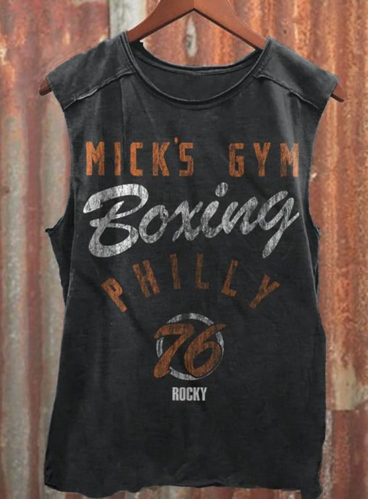 Vintage Unisex Micks_Gym_Rocky Classic Vest / TECHWEAR CLUB / Techwear