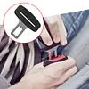1 Pair Car Safety Belt Lock Tongue Seat Belt Latch Clasp Insert Lock Socket Plug