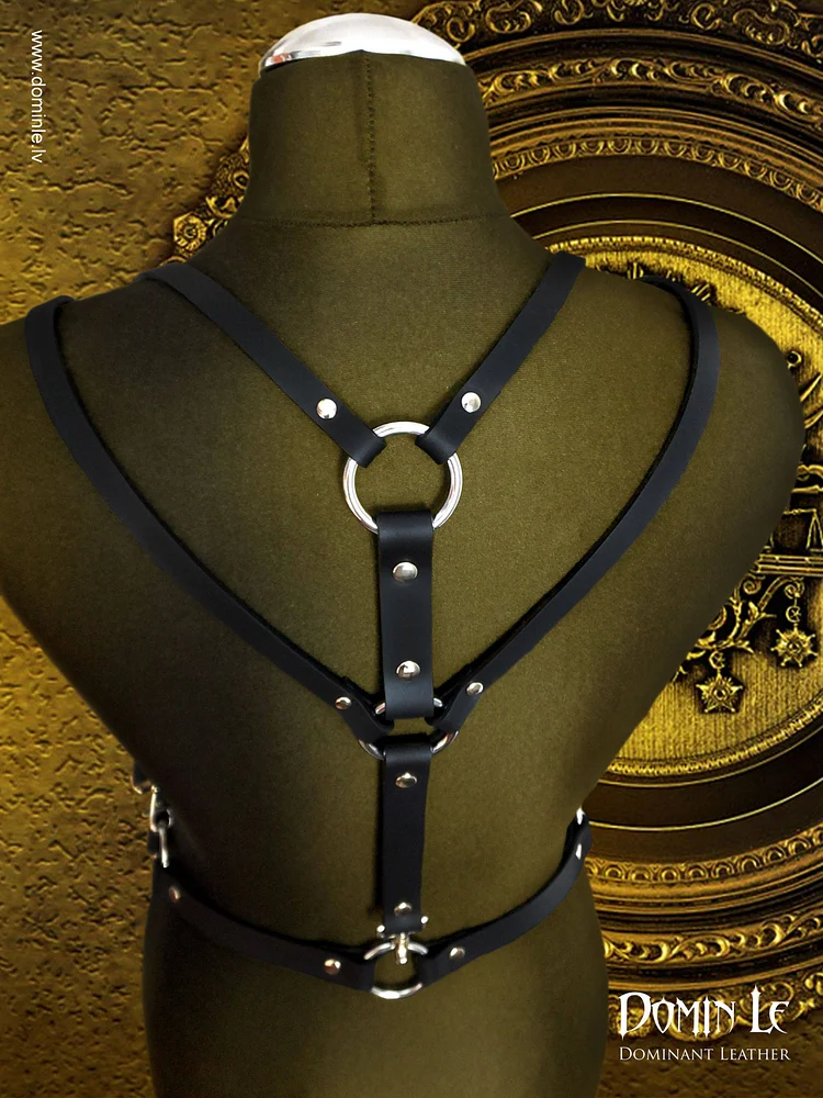 pornhint Pornhint Harness "Woman Empire" of natural leather and high-quality belt accessories | Waist Belt | Fashion Harness | Women Belt leather harness women