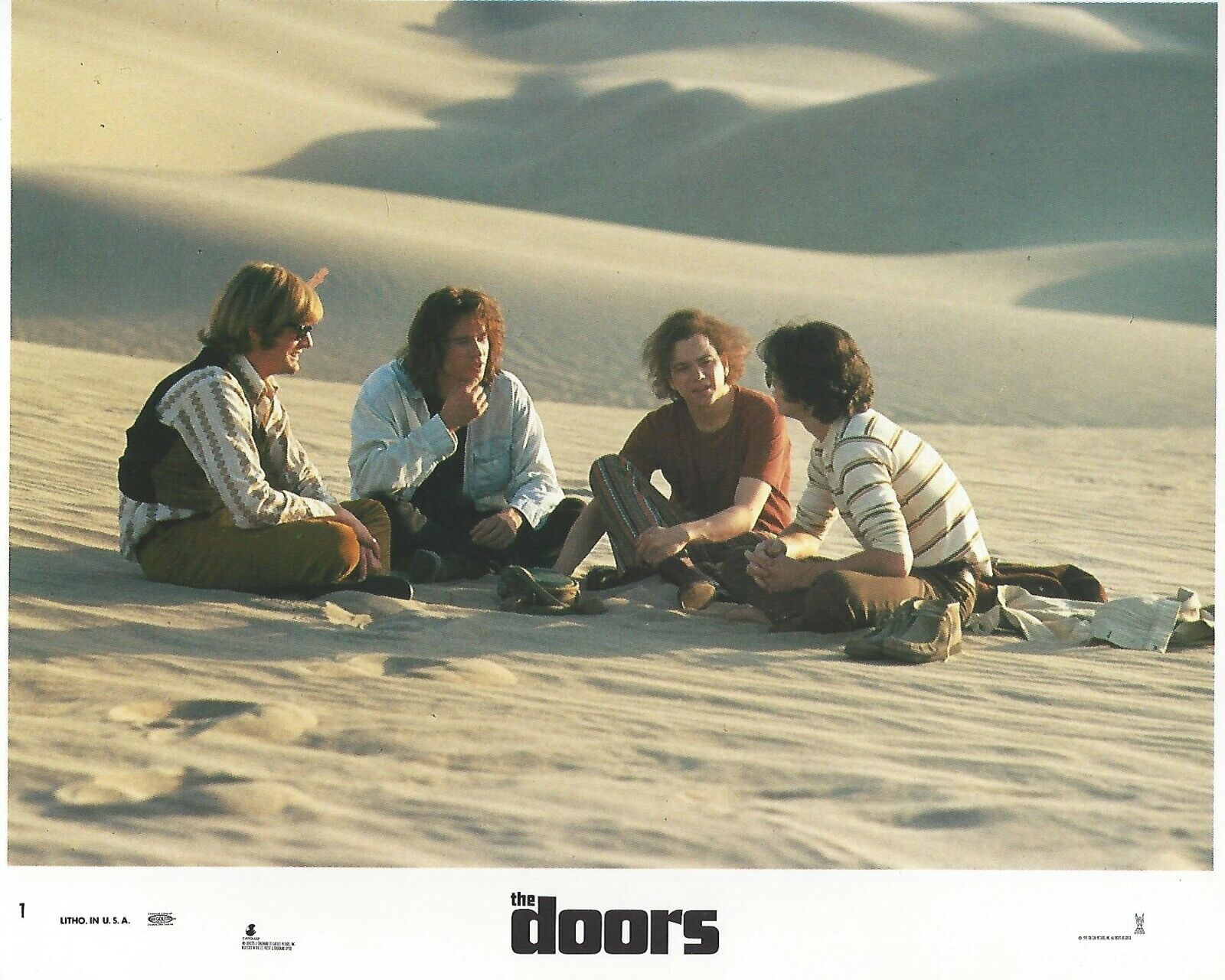 The Doors Original 8x10 Lobby Card Poster 1991 Photo Poster painting # 1 Val Kilmer