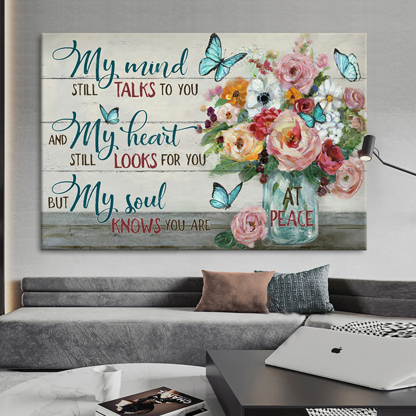 My Mind Still Talks to You Canvas Wall Art