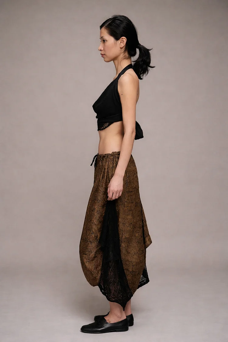 PARTICLE Upcycled Harem Pant - Copper