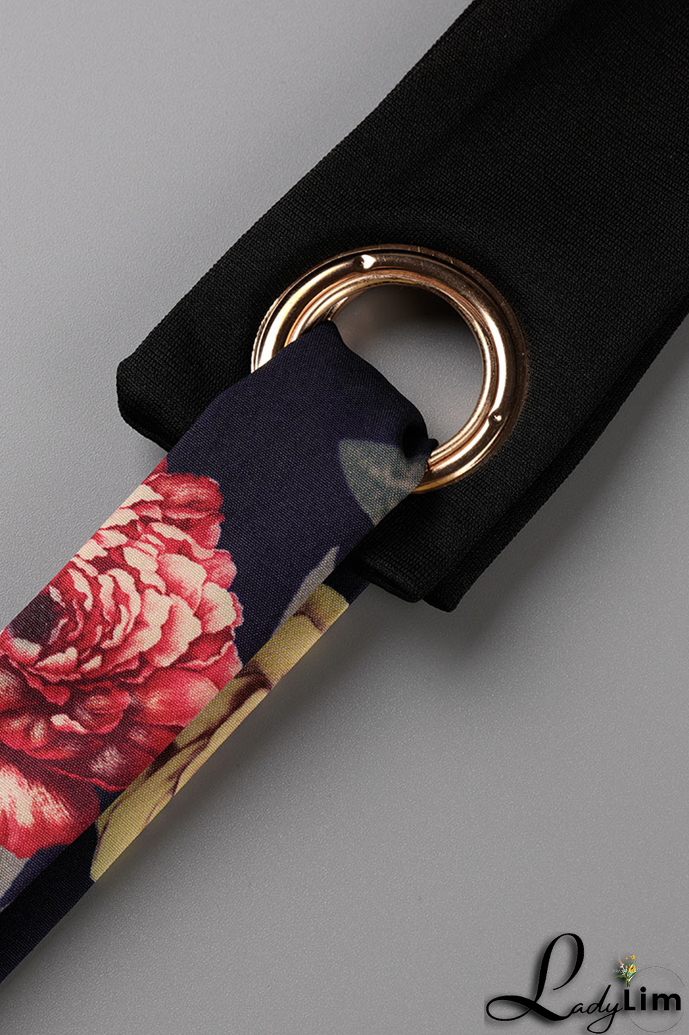 Royal Blue Fashion Print Patchwork O Neck Pencil Skirt Dresses