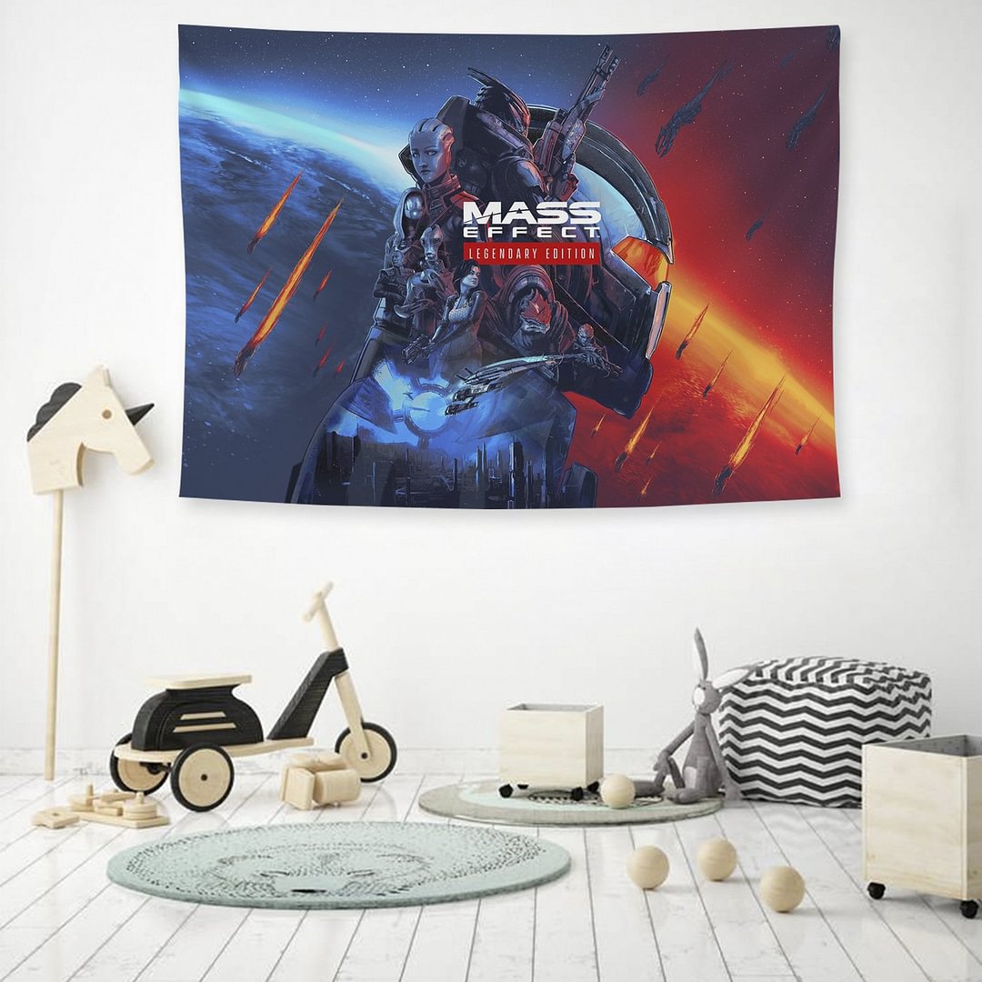 Mass Effect Legendary Edition Tapestry Wall Hanging Bedroom Living Room Decoration