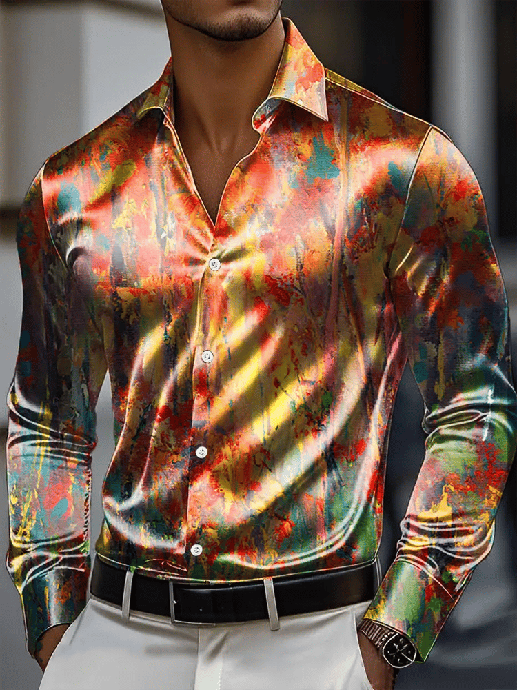 Men's Vintage Long Sleeve Shirt 