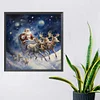 Diamond Painting-5D Full Round Drill Santa Reindeer