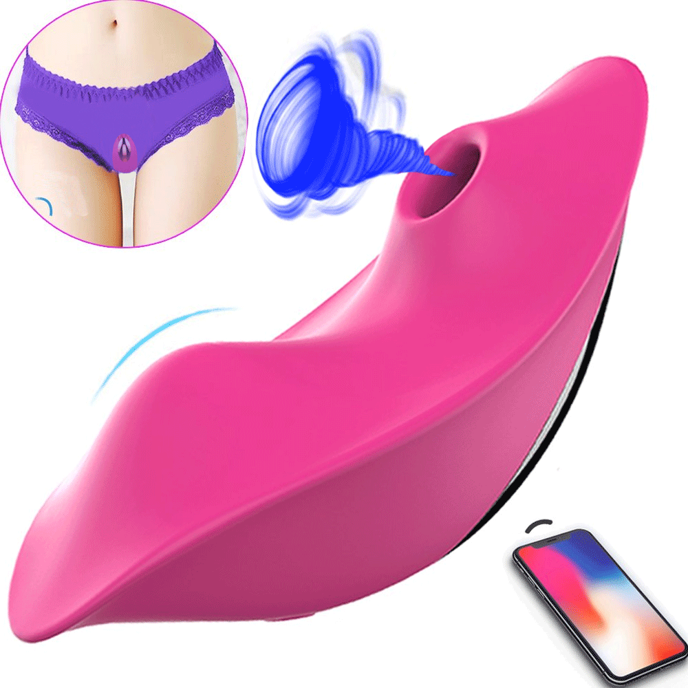 Suqio – App Remote Control Wearable Hands-Free Panty Vibrator with Clitoral Suction for Discreet