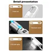 10Pcs LED Flashlight Telescopic Zoomable Flashlight with Hook for Camping Hiking