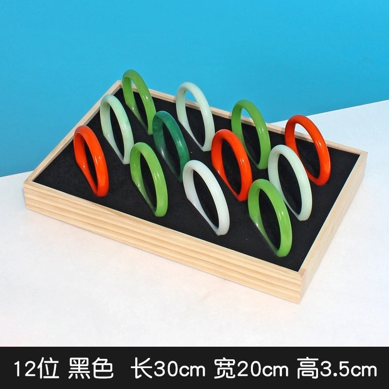 Fashion New Solid Wood Bracelet Jewelry Display Box