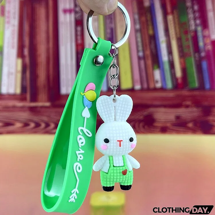 Women's Fashion Cartoon Multicolor Keychain Pendant