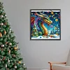 Diamond Painting-DIY Crystal Rhinestone Neon Dragon