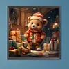 Christmas Gift Bear - Round AB Drills Diamond Painting(45x45cm)