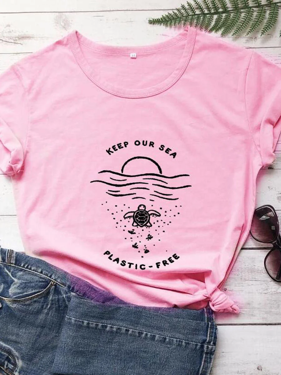 Keep Our Sea Plastic Free T-shirt